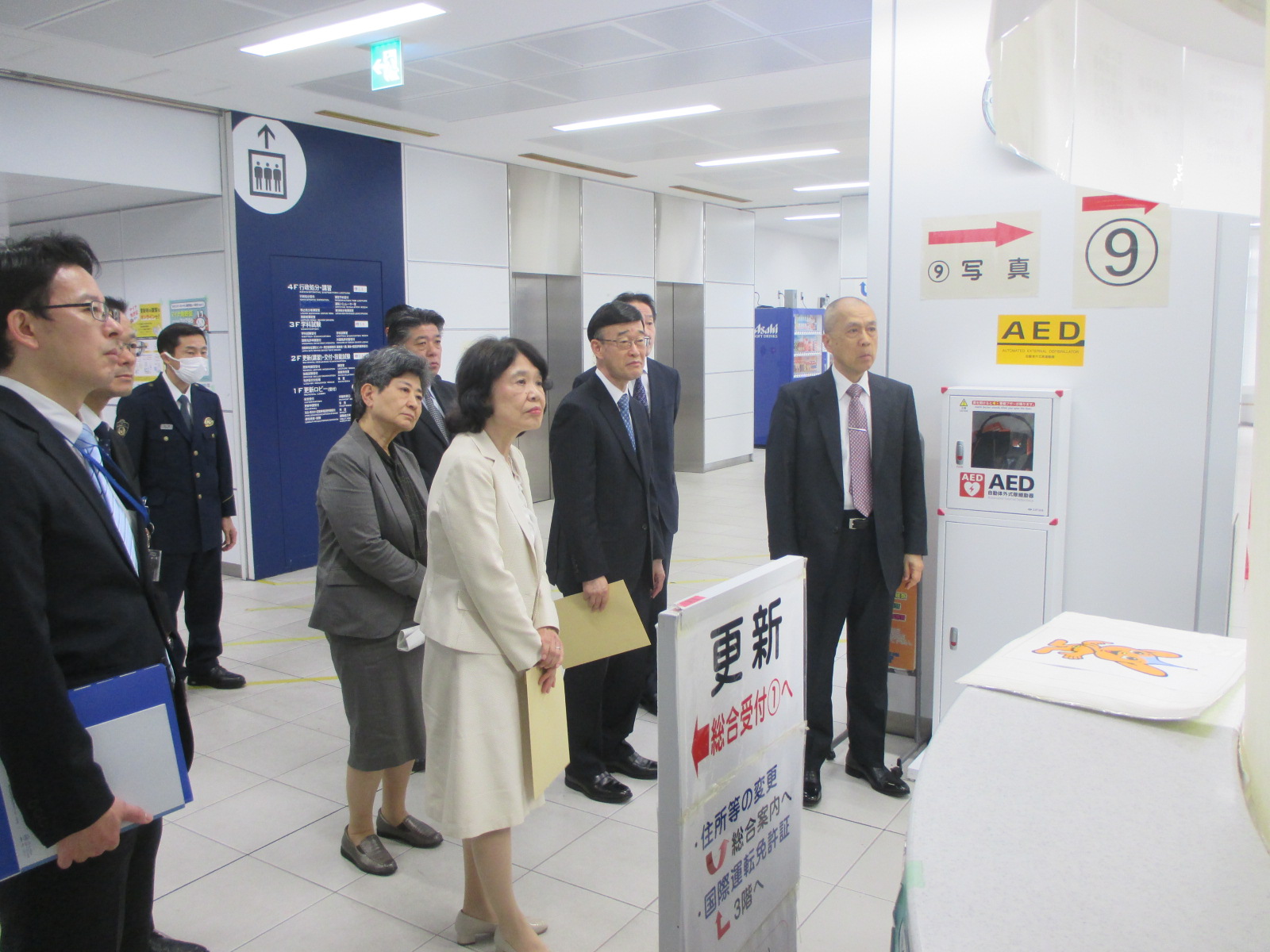 運転免許本部及び鮫洲運転免許試験場の視察